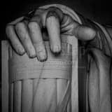 Square Lincoln's Right Hand black and white Photos