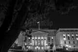 Horizontal A Straight-On Shot of the Rayburn Office Building black and white Photos