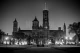 Horizontal The Original Smithsonian Castle black and white Photos