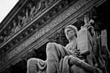 Horizontal The Supreme Court Capstone black and white Photos