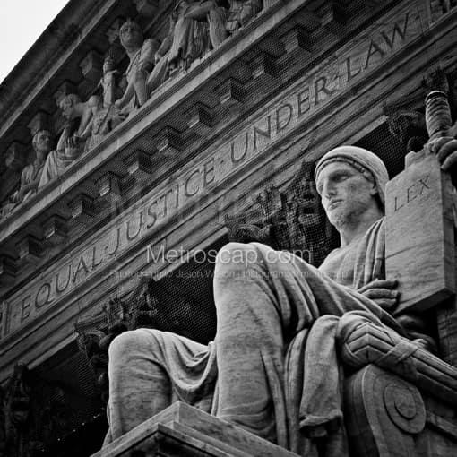 The Supreme Court Capstone -- Washington DC Black and White Photos