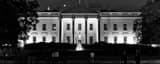 Panoramic The White House black and white Photos