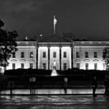 Square The White House black and white Photos