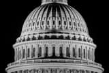 Horizontal The US Capitol Building Dome black and white Photos