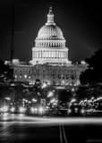 Vertical The US Capitol Building from Tenth and Pennsylvania black and white Photos