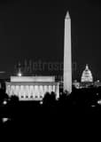 Vertical The Washington DC Skyline from the Netherlands Carillion black and white Photos