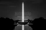 Horizontal The Washington Monument from the Steps of the Lincoln Memorial black and white Photos