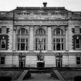 Square The Baltimore and Ohio Railroad Building black and white Pictures