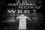 Horizontal National Road West Wheeling Suspension Bridge black and white Pictures