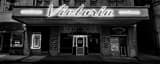 Panoramic The Victoria Vaudville Theater at Night black and white Pictures