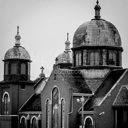 The Holy Trinity Ukrainian Church -- Youngstown Black and White Photos