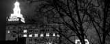 Panoramic The Home Savings Bank Building landscape black and white Photography