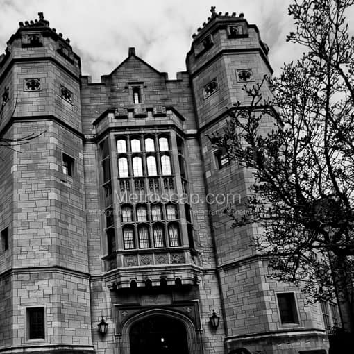 Jones Hall on Youngstown State University Campus -- Youngstown Black and White Photos