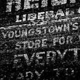 Square Youngstown Liberal Credit black and white Photos