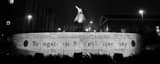 Panoramic The Youngstown State Sign black and white Photos