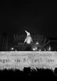 Vertical The Youngstown State Sign black and white Photos