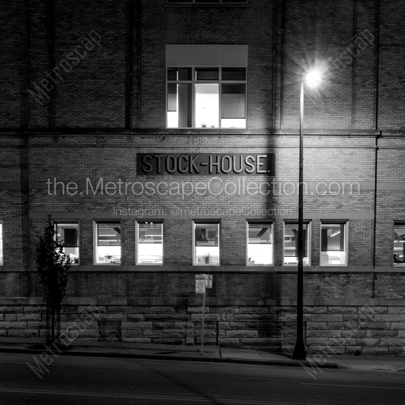 A Milwaukee Stock-house Wall Art square crop