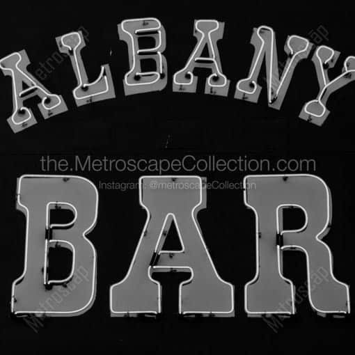 The Albany Bar in Cheyenne -- Cheyenne Black and White Wall Art