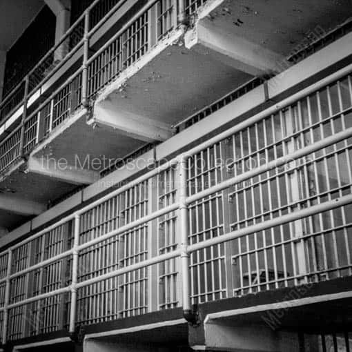 An Alcatraz Cellblock -- San Francisco Black and White Wall Art