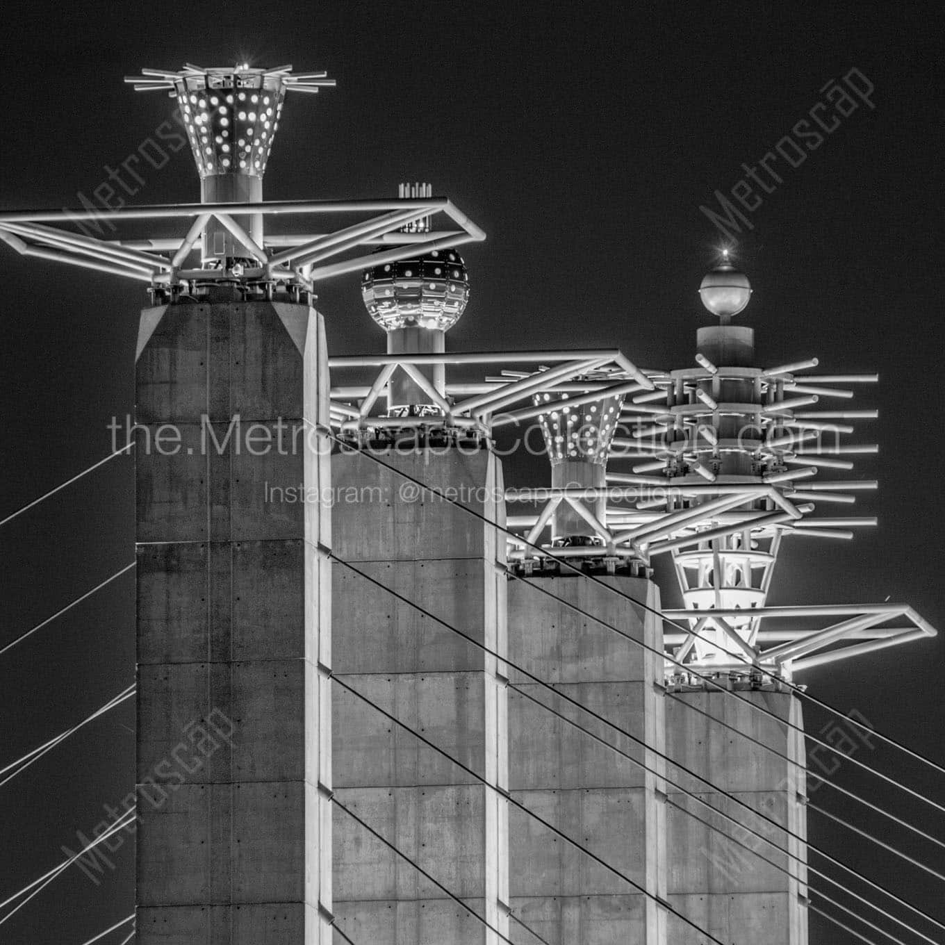 The Bartle Hall Pylons Wall Art square crop