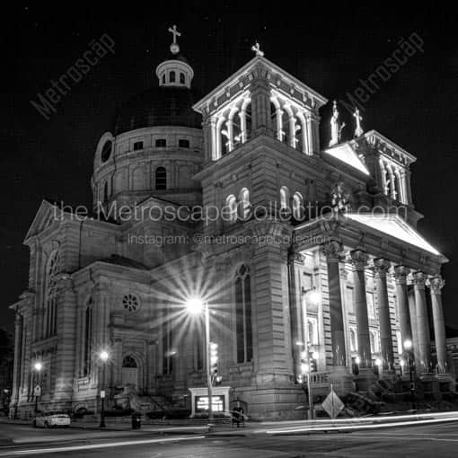 The Basilica of St. Josaphat in Milwaukee -- Milwaukee Black and White Wall Art