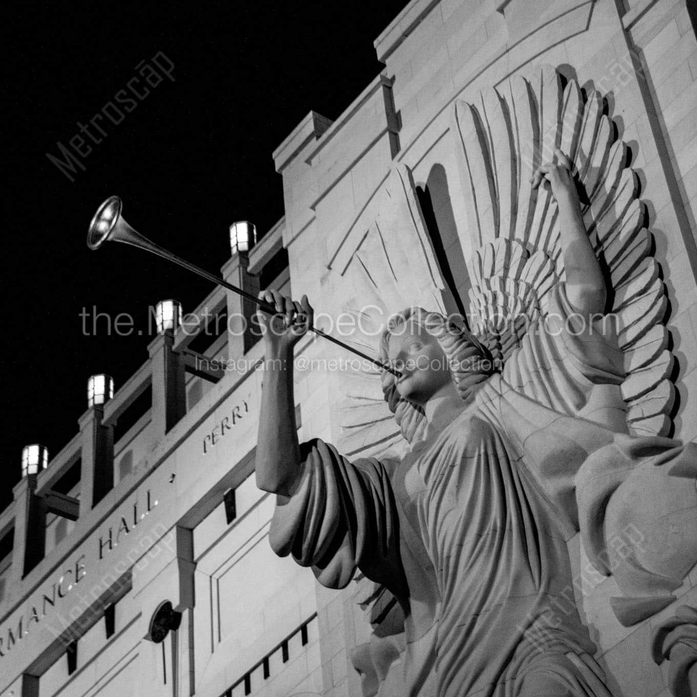The Bass Performance Hall Wall Art square crop