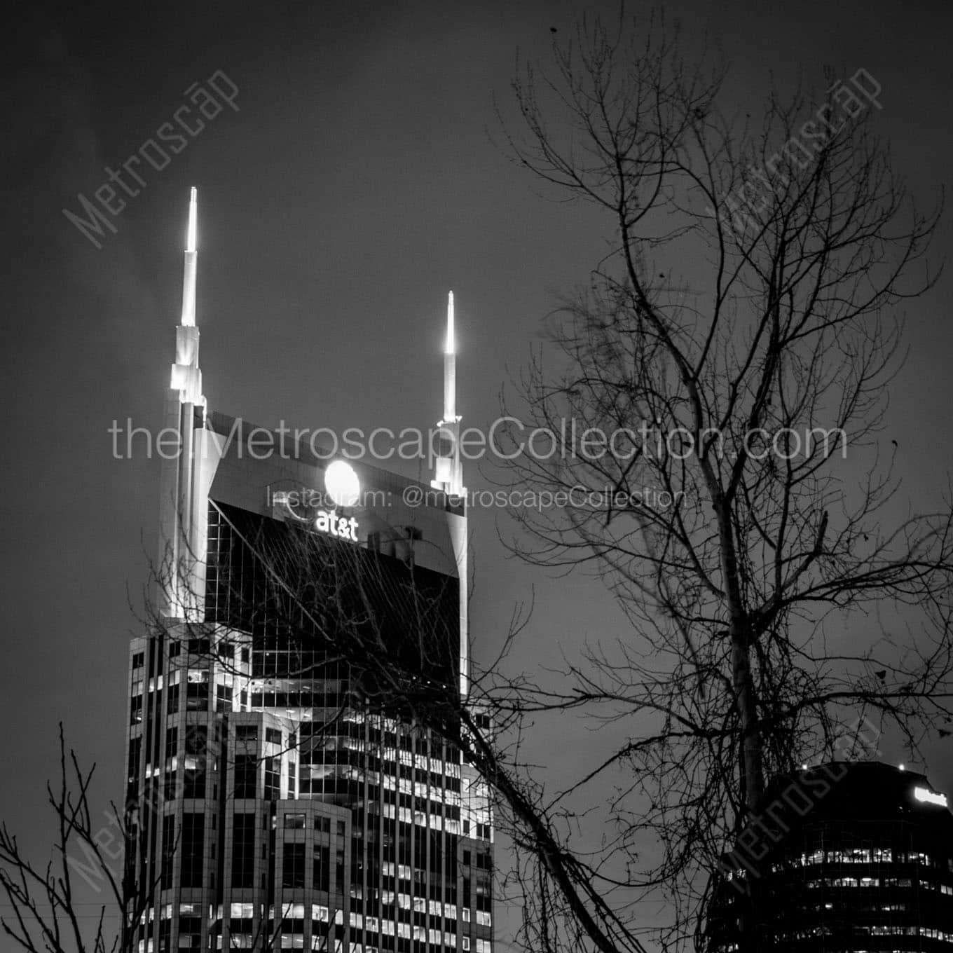 The Bellsouth Building in Nashville Wall Art square crop
