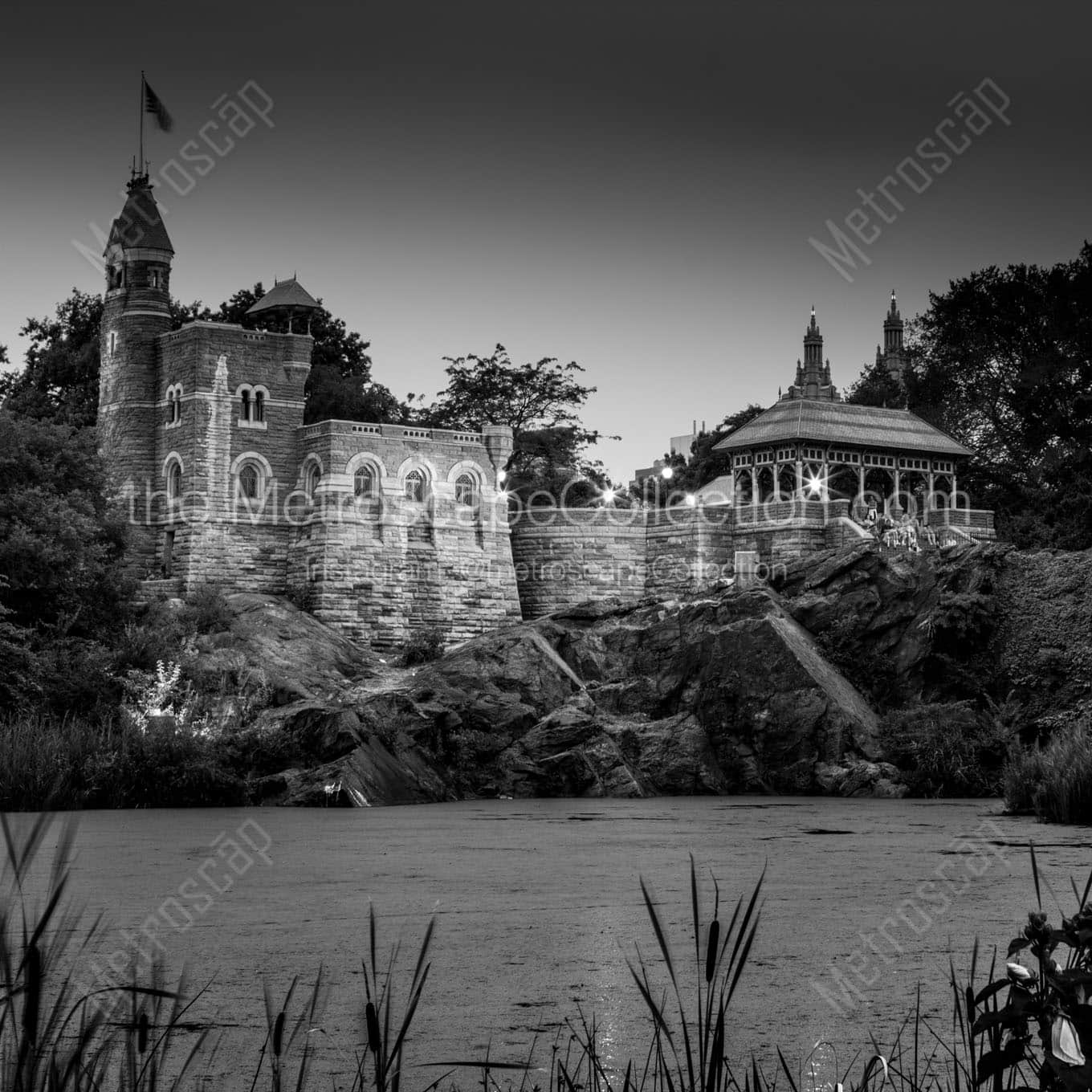 The Belvedere Castle in Central Park Wall Art square crop