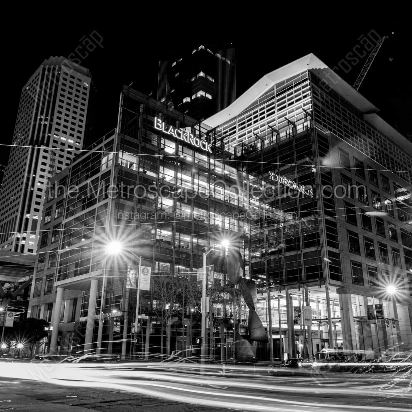 The Blackrock Office in Downtown San Francisco Wall Art square crop