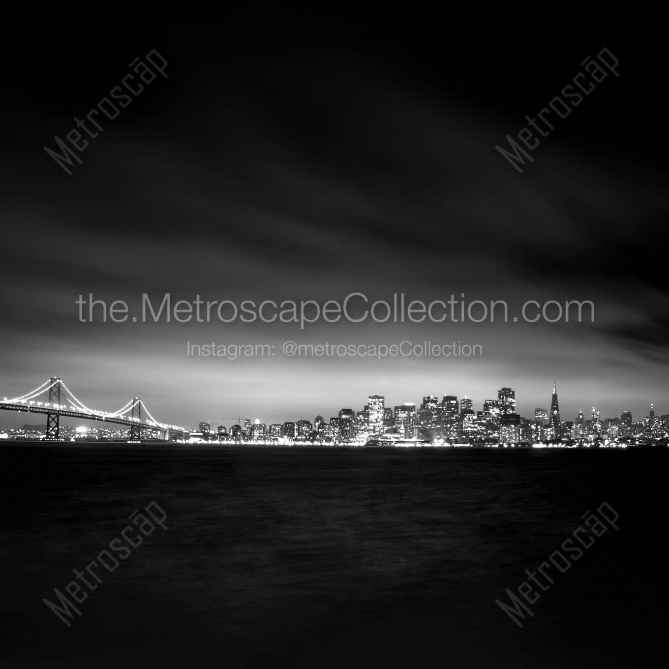 A Blanket of Fog Hovers above Downtown San Francisco Wall Art square crop