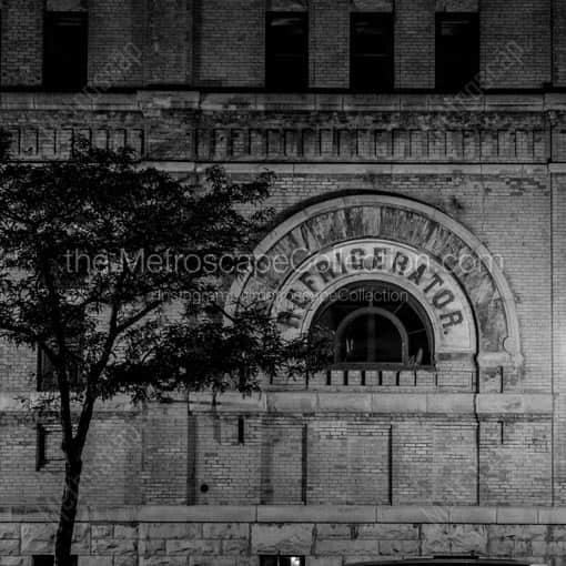 The Blatz Refrigerator Building -- Milwaukee Black and White Wall Art