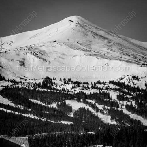 Breckenridge Peak Eight -- Denver Black and White Wall Art