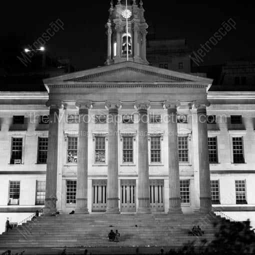 Brooklyn Borough Hall -- New York City Black and White Wall Art