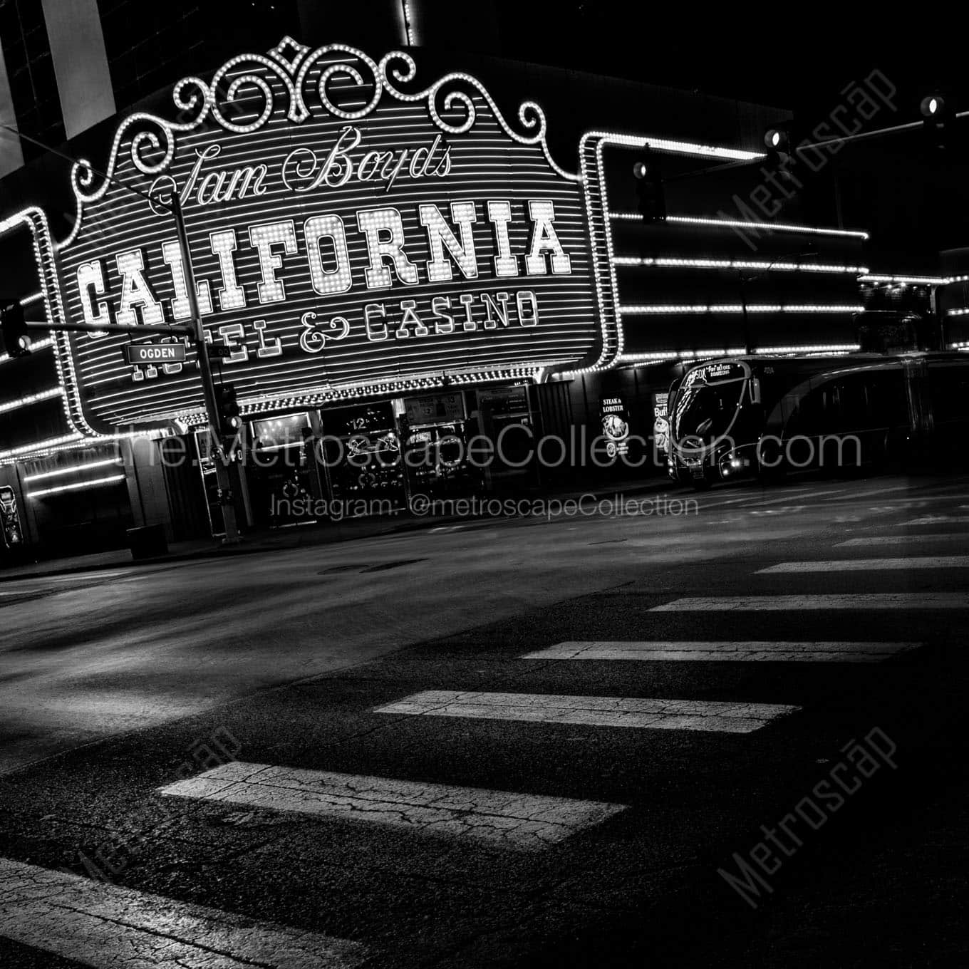 Sam Boyds California Hotel and Casino Wall Art square crop