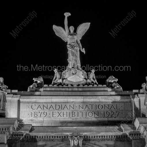 The Canadian National Exhibition Entrance -- Toronto Black and White Wall Art