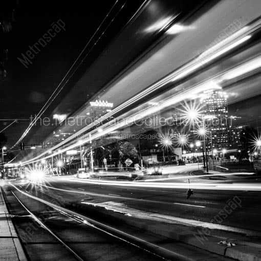 Chanelside Drive near the Tampa Riverwalk -- Tampa Black and White Wall Art