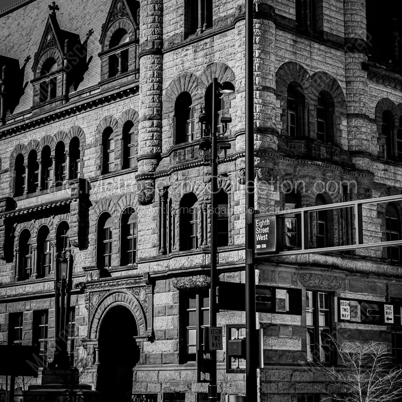 Cincinnati City Hall at Eighth and Plum Wall Art square crop