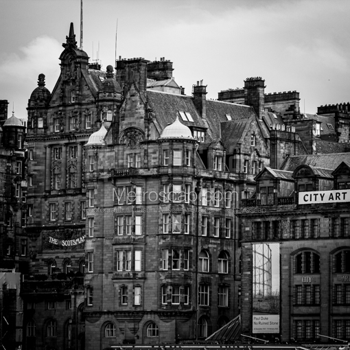 City Art Centre -- Edinburgh Black and White Wall Art
