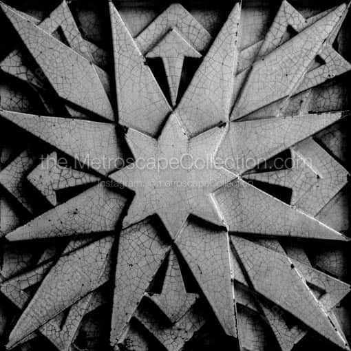 A Design on the Standard Building -- Cleveland Black and White Wall Art