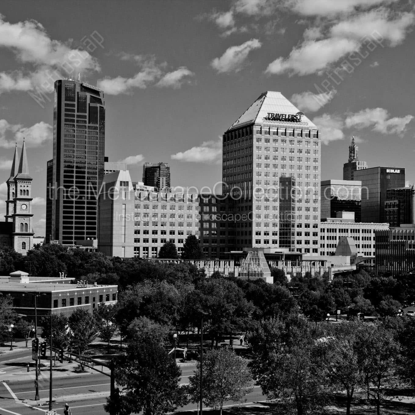 Downtown St. Paul Wall Art square crop