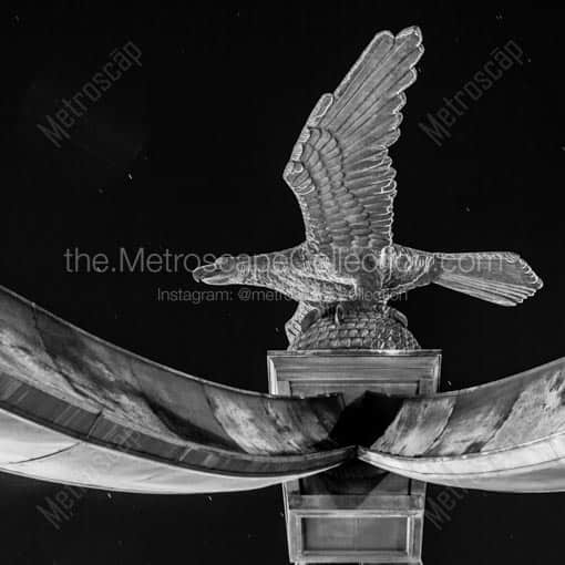 Eagle Gate over State Street -- Salt Lake City Black and White Wall Art