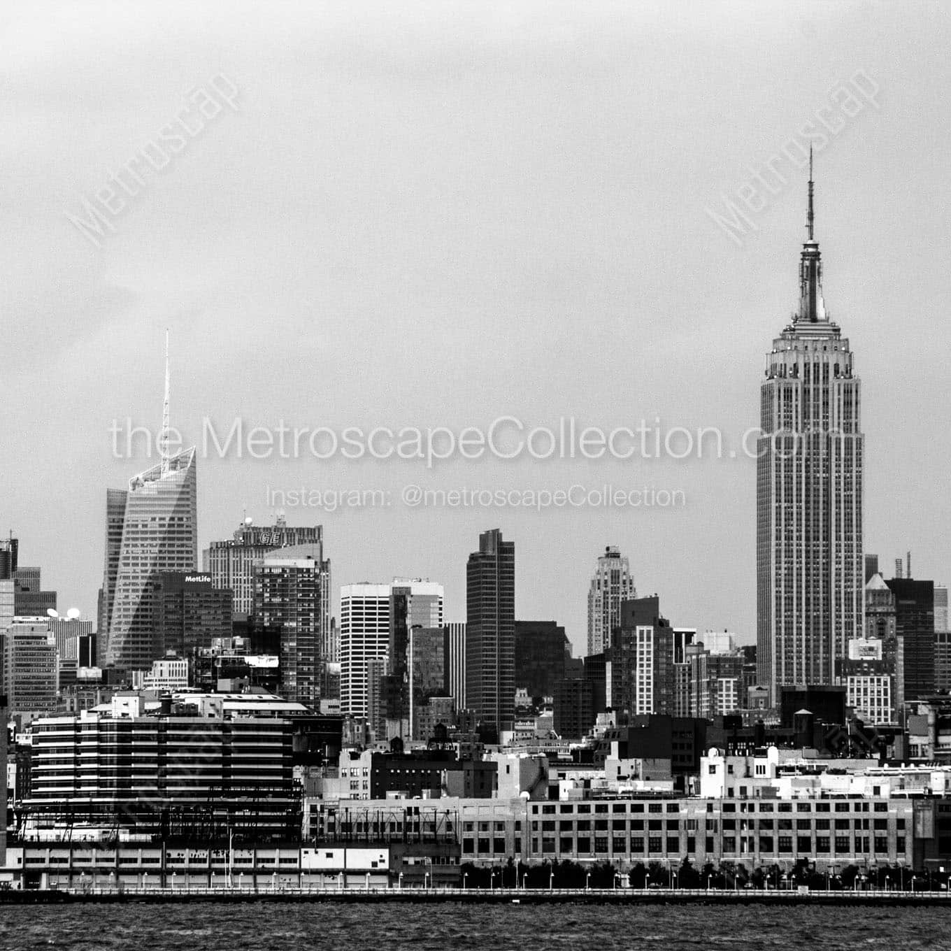 The Empire State Building in New York City Wall Art square crop
