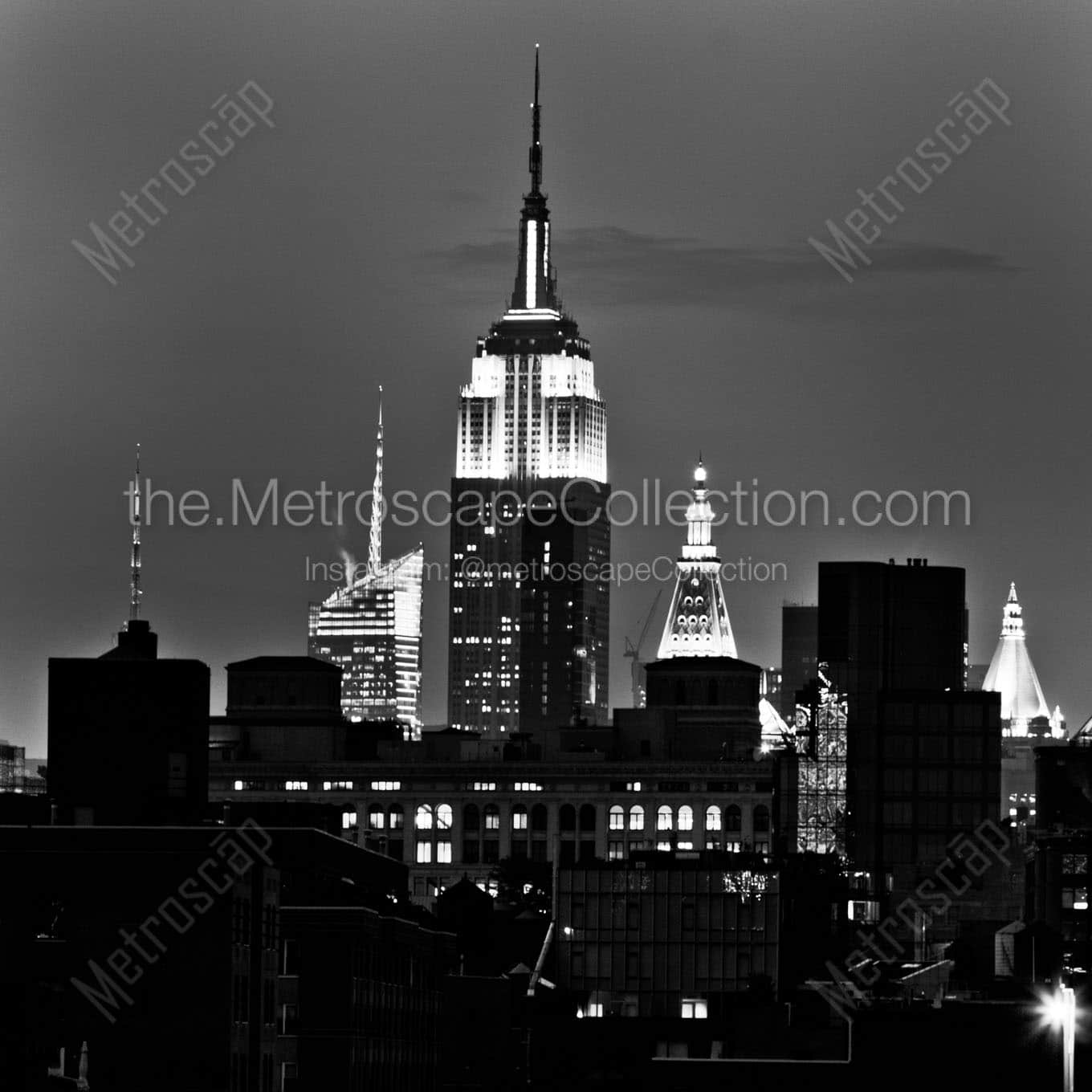 New York City Skyline from Nolita Wall Art square crop