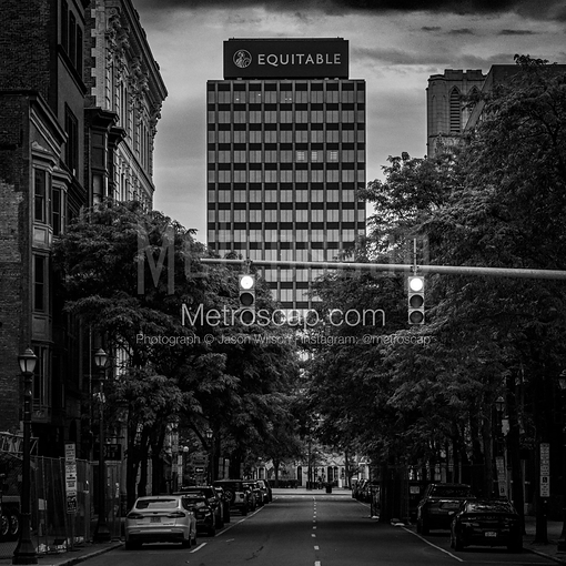 The Equitable Building -- Syracuse Black and White Wall Art