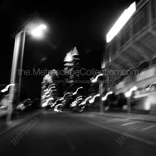 Erieside Avenue -- Cleveland Black and White Wall Art