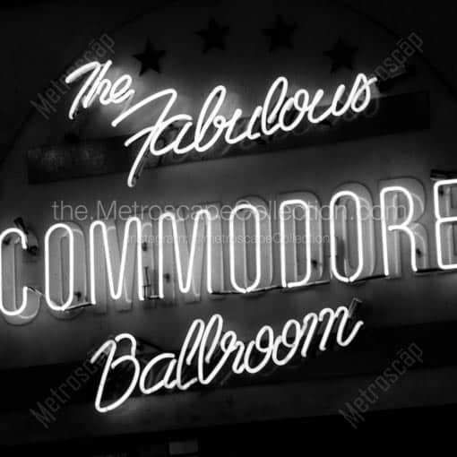 The Fabulous Commodore Ballroom -- Vancouver Black and White Wall Art