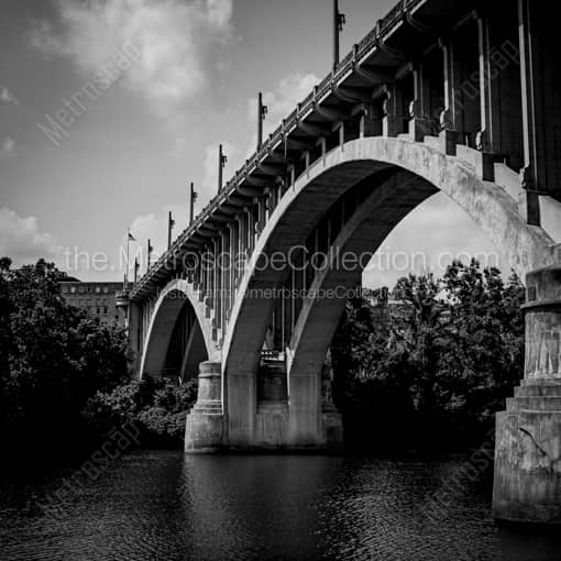 Million Dollar Bridge in Fairmont West Virginia -- Morgantown WV Black and White Wall Art
