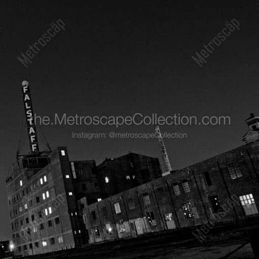 The Falstaff Brewery in New Orleans -- New Orleans Black and White Wall Art