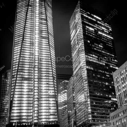 The Freedom Tower -- New York City Black and White Wall Art