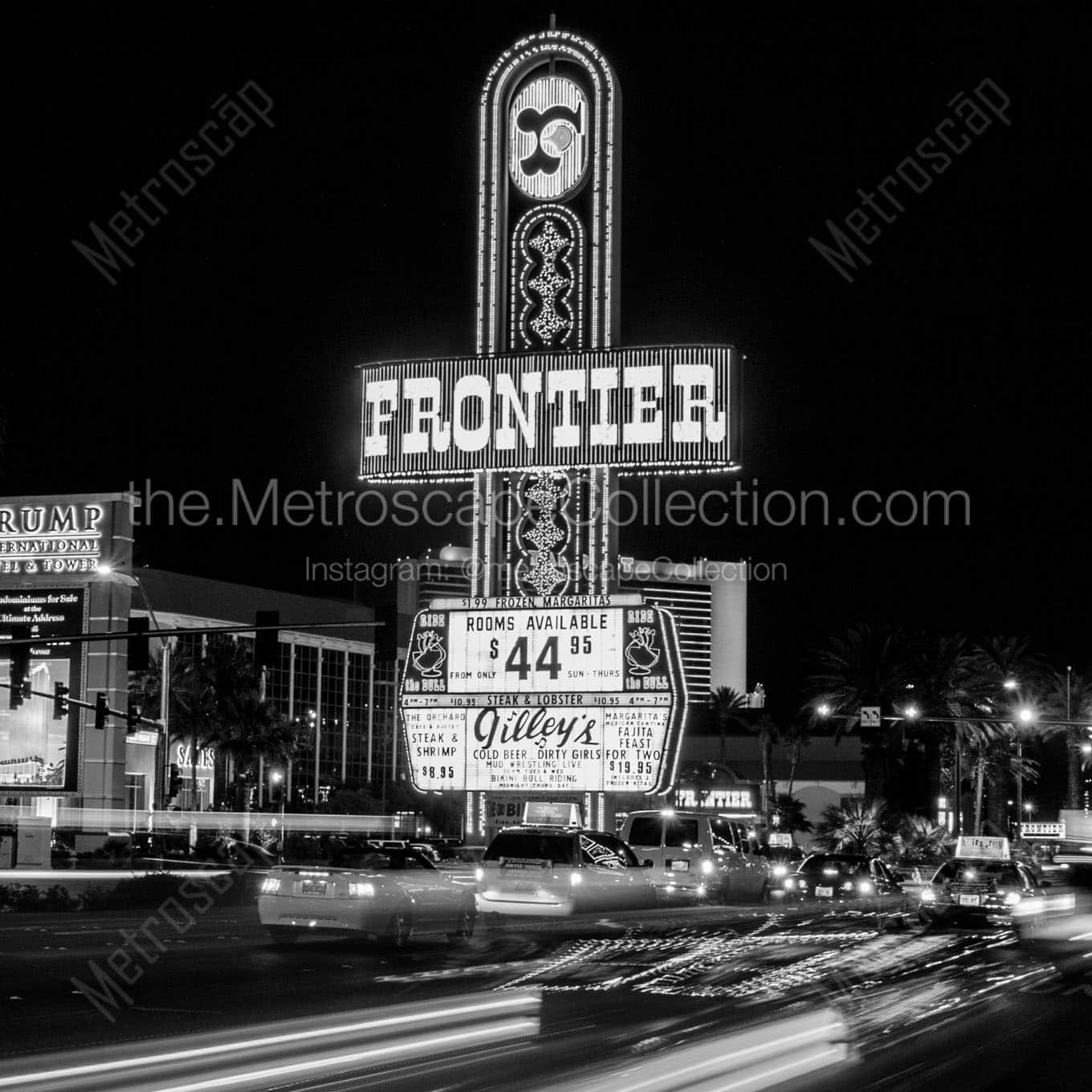 The Frontier Casino Sign Wall Art square crop